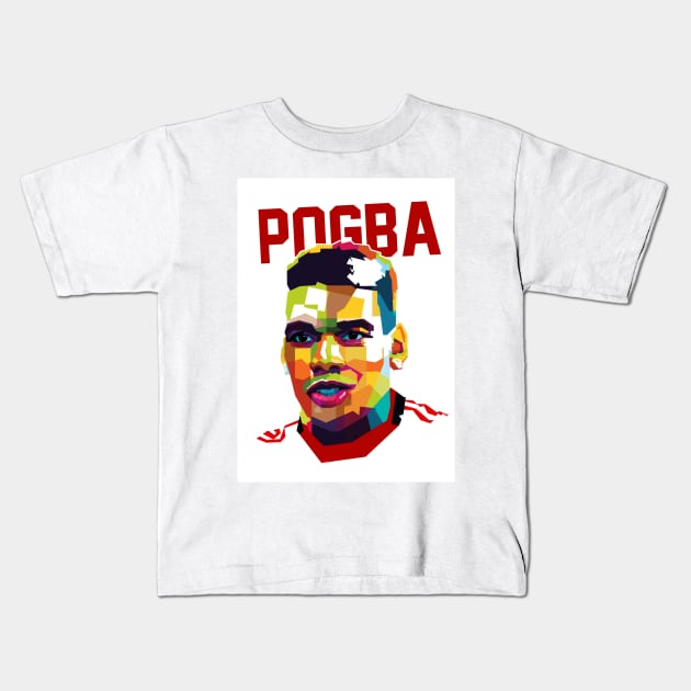 PAUL POGBA Kids T-Shirt by WPAP46